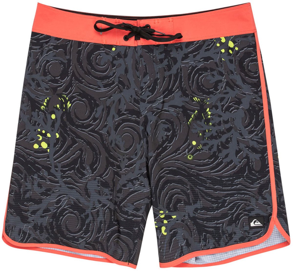 Quiksilver Highline Scallop 19´´ Zwembroek 38 Man Zwart