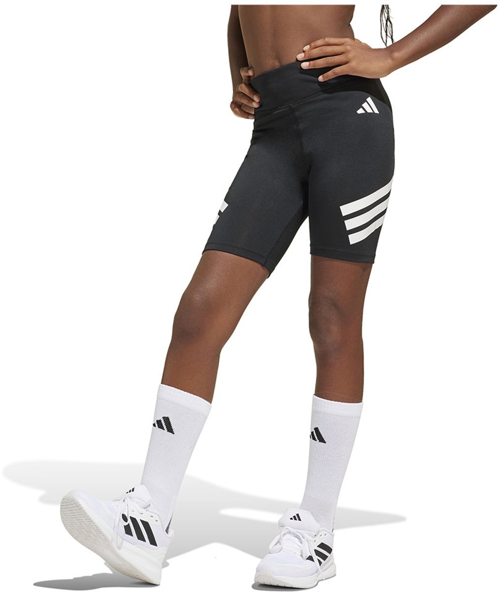 Adidas All Sports Optime Nxt Biker Korte Leggings 5-6 Years Meisjes Zwart