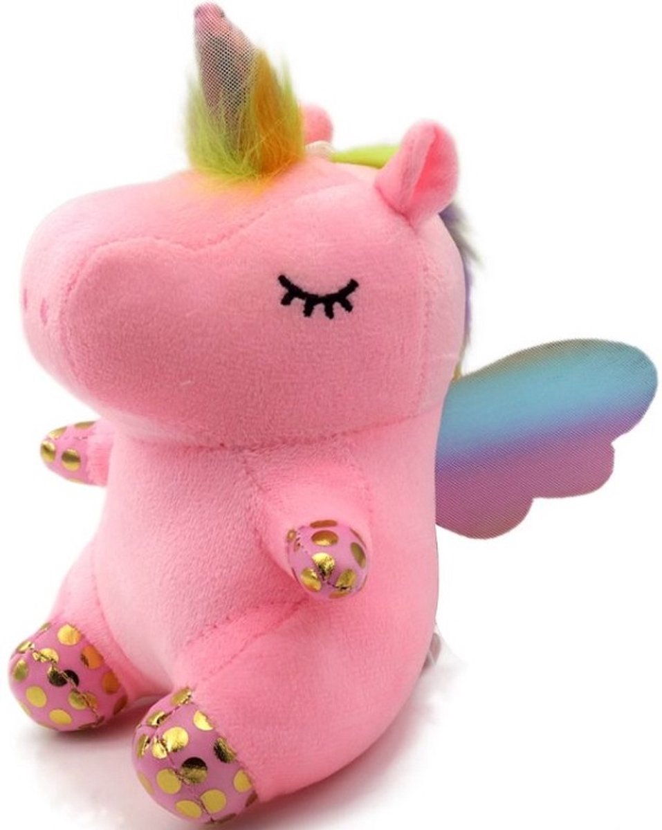 Onweerstaanbaar schattig, deze bijzondere lieve zachte knuffel Unicorn / Eenhoorn 19cm! Altijd leuk voor bijv. kinderkamer, babykamer, woonkamer, auto en nog veel meer plaatsen. Voor uzelf of om cadeau te geven.
