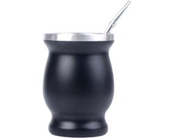 Cupplement Kalebas set met bombilla One size - 3-Delige Set: Kalebas, Bombilla & Schoonmaak Stokje – Yerba Mate