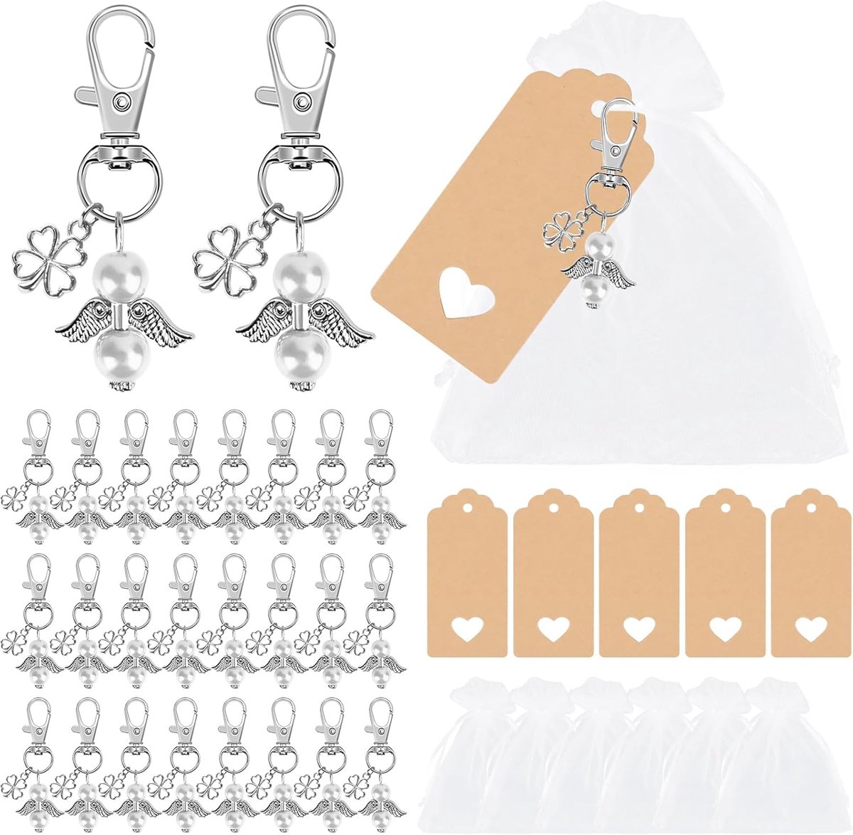 Paars organza zakje met bruidssuikers - Huwelijks Accessoires Paars organza zakje met bruidssuikers - Huwelijks Accessoires