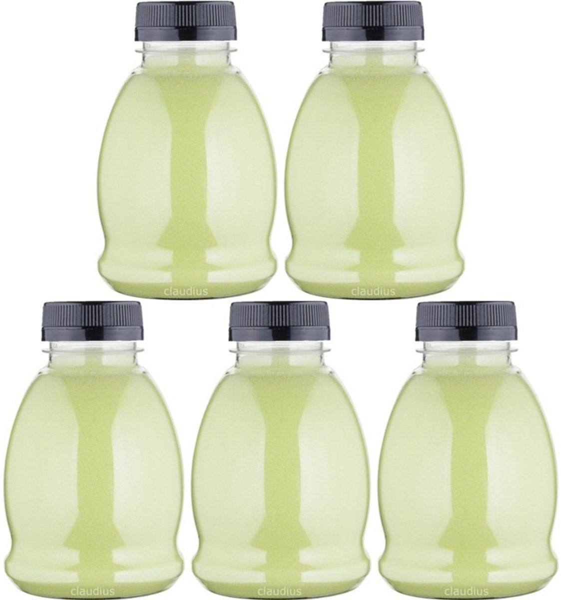 Scrubzout Fresh Ginger - 375 gram - Fles met zwarte dop - Set van 5 stuks - Hydraterende Lichaamsscrub