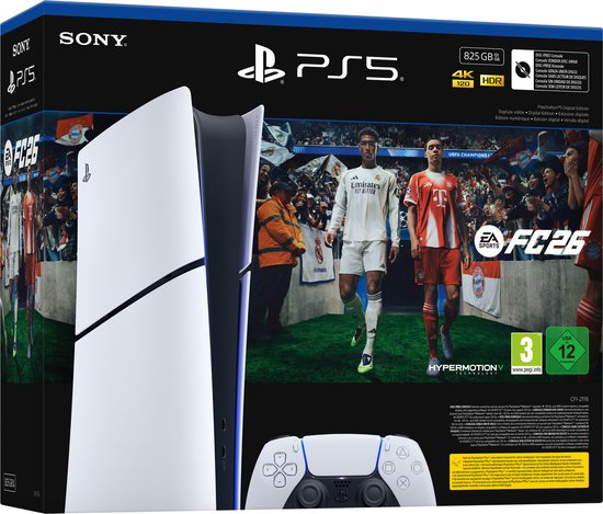 PlayStation 5 Digital Edition - 825 GB – EA SPORTS FC 26 Voordeelbundel