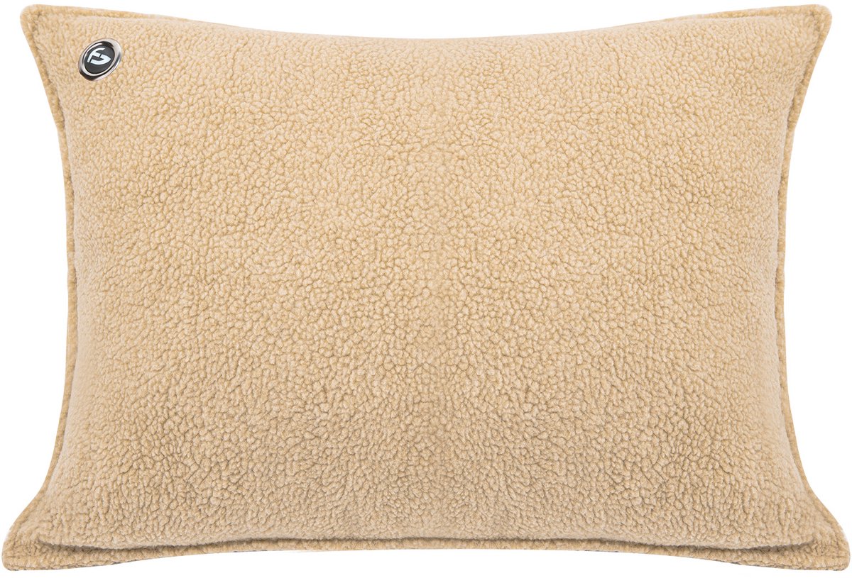 Warmtekussen - 3 Warmtestanden - Warmtekussen Oplaadbaar - 10k mAh Powerbank - Draadloos - Warmte Kussen - 45x60 - Teddy Beige - Saaf Comfort