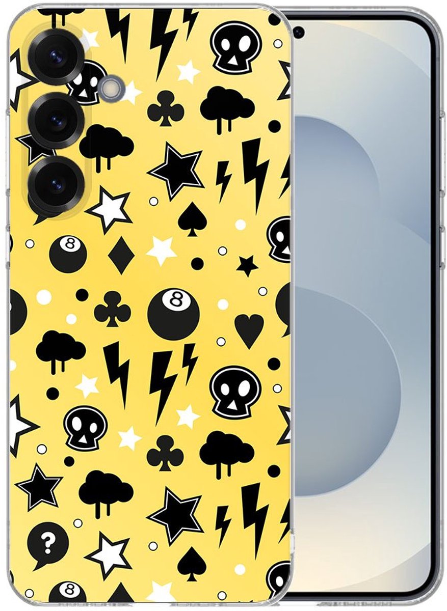 TPU Hoesje Samsung Galaxy S25 Plus - Punk Yellow Backcover