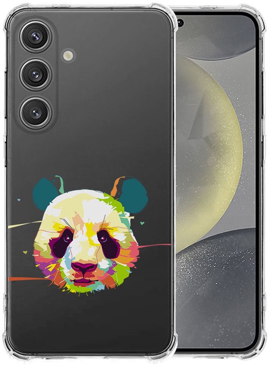 Samsung Galaxy S25 Plus Hoesje - Panda Color TPU Antishock