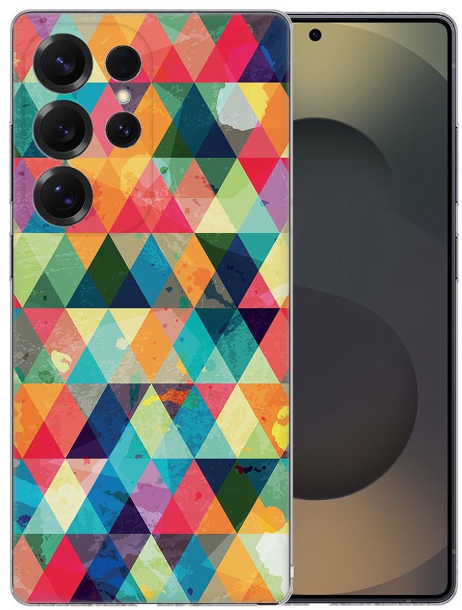 TPU Hoesje Samsung Galaxy S25 Ultra - Geruit Backcover