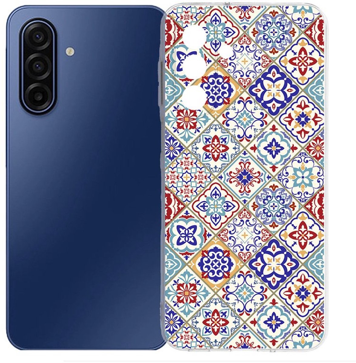 TPU Hoesje Samsung Galaxy A17 - Tiles Color Backcover