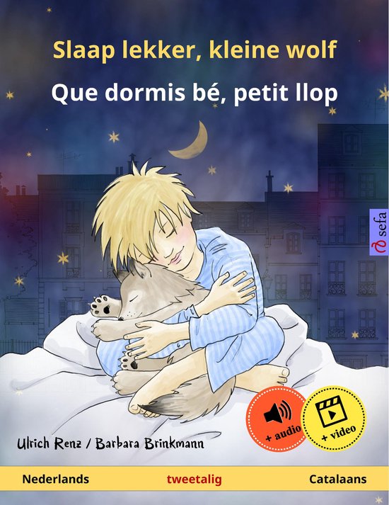Sefa prentenboeken in twee talen - Slaap lekker, kleine wolf ... - cover