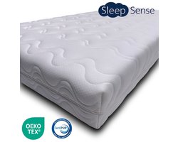 Sleep Sense® - Koudschuim Pur matras - 160x200 - circa 17 cm - Koudschuim - HR50 - premium afritsbare hoes - Oekotex Certipur gecertificeerd - Gratis levering