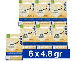 Labello Lippenbalsem Vanilla Buttercream - 6 x 4.8 gr - Voordeelverpakking
