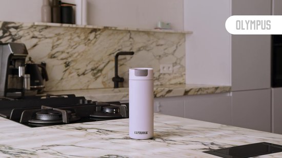 Kambukka Olympus Thermosbeker 500 ml - Koffiebeker To Go - makkelijk reinigen - lekvrije Koffiebeker RVS - Theebeker - Travel Mug - Peacock Blue