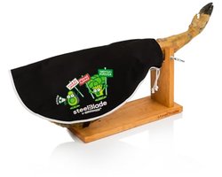 Kukuxumusu Hamafdekking Zwart - Katoen 50% - 55 cm Overtrek voor Ham en Pallets