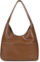 Hobo Schoudertas, vintage damesschoudertas van PU-leer, retrolook