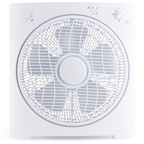 Silvercrest vloerventilator SBV 50 C1, 50W, 4 snelheden, 5 bladen, timer 120 min, compact en draagbaar