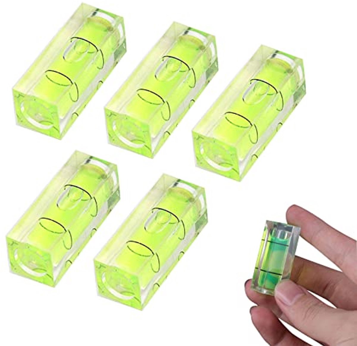 Mini Waterpas Set - 5 Stuks Precisie Bubble Levels