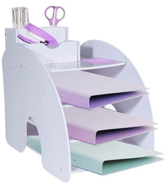 Brieflade Organizer, A4 Papier Archiveringsbakken, 7-Tier Kantoor