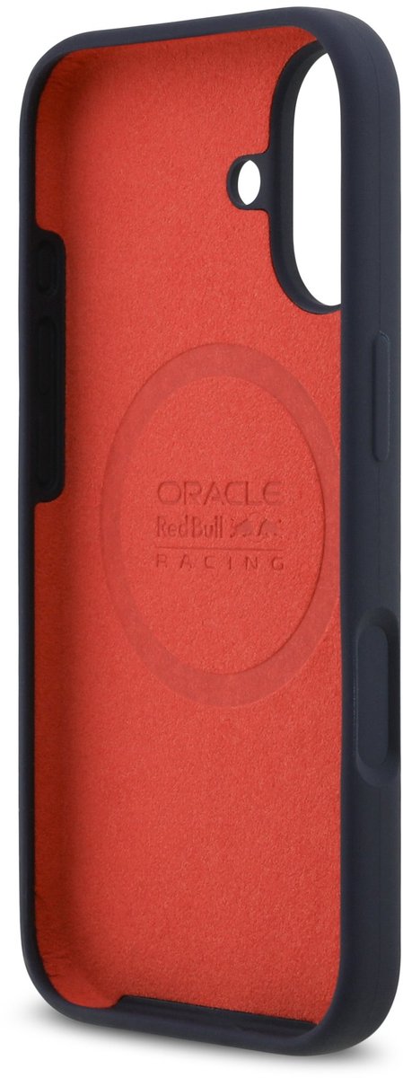 Red Bull Siliconen Hoesje Geschikt voor iPhone 17 - Navy - MagSafe Compatibel - Blue Ring Design - Schokbestendig van Red Bull — afbeelding 4