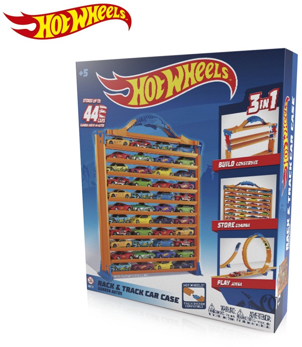 Parkeergarage met voertuigen Hot Wheels 30 x 27 x 6 cm Autotransporteur Voertuig