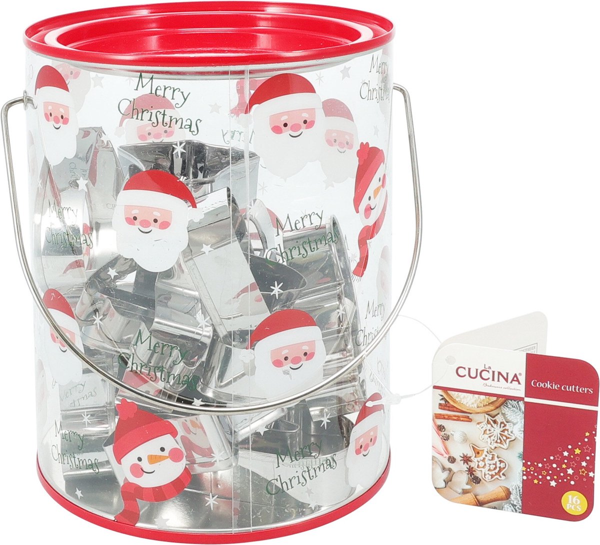 Uitsteekvormen - Set 16 Stuks - kerstvormen - bak spullen - bakvormen - kerstkoekjes - kerstpakket - keuken