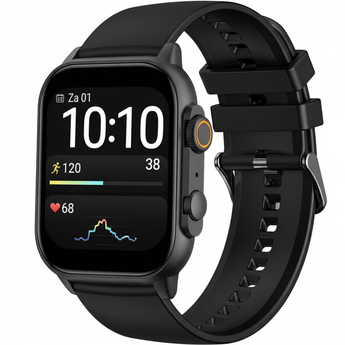 Cinturio Commander Smartwatch - Zwart - Omoled Scherm - Voor heren en voor dames