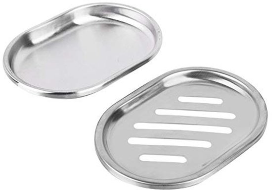 Ajinge Metalen wandrek voor badkamer, roestvrij staal, zwart (30 cm
