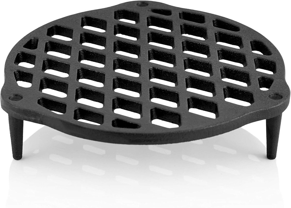 Gietijzeren stapelrooster, inzetstuk voor Dutch Oven ( 26 cm, voor 6 QT en 9 QT Dutch Oven)