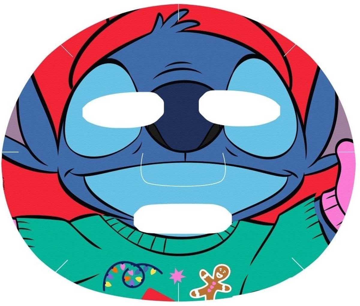 Mad Beauty x Disney - Stitch at Christmas Face Mask - Gezichtsmasker