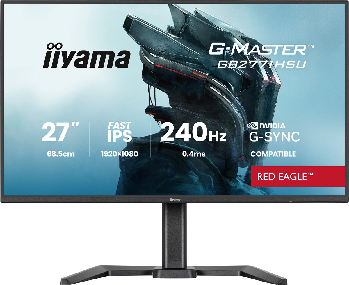 iiyama G-Master GB2771HSU-B1 Red Eagle - 27 inch - Full HD - iiyama International - €149,00