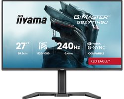 iiyama G-Master GB2771HSU-B1 Red Eagle - 27 inch - Full HD - IPS - 240 Hz - Verstelbaar - G-Sync compatible