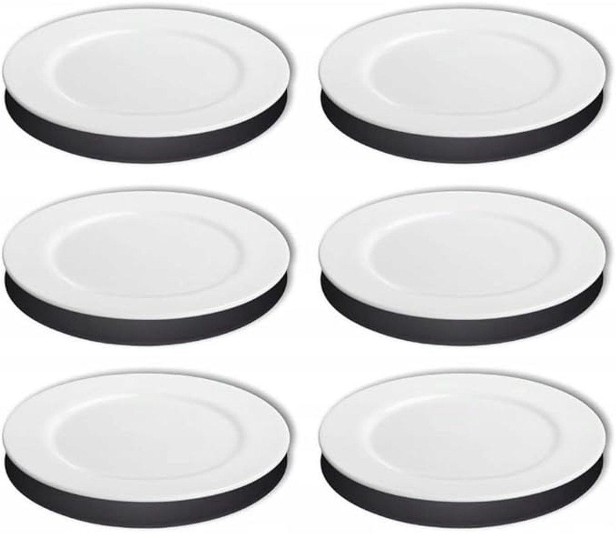 Wilmax - Porseleinen Professioneel Dinerbord - Wit - 25,5 cm - 1 Stuk