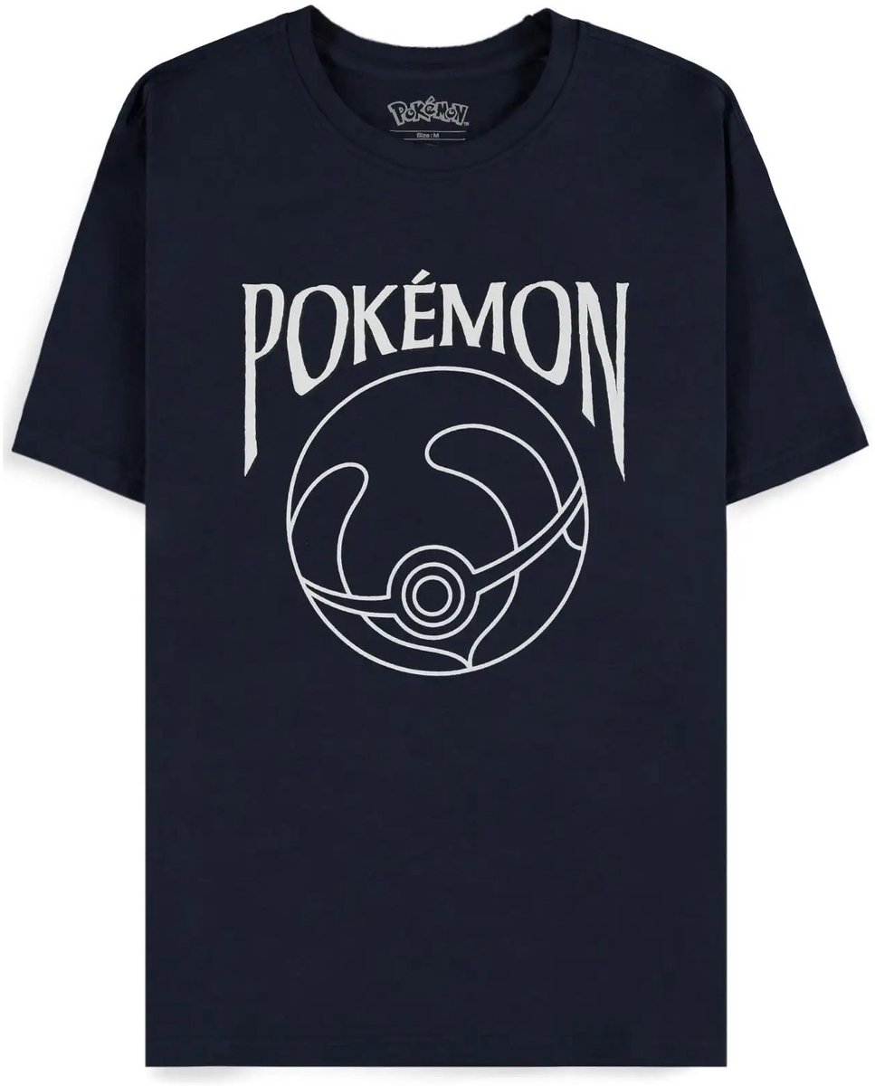 Pokémon - Heal Ball Heren Tshirt - 2XL - Donkerblauw