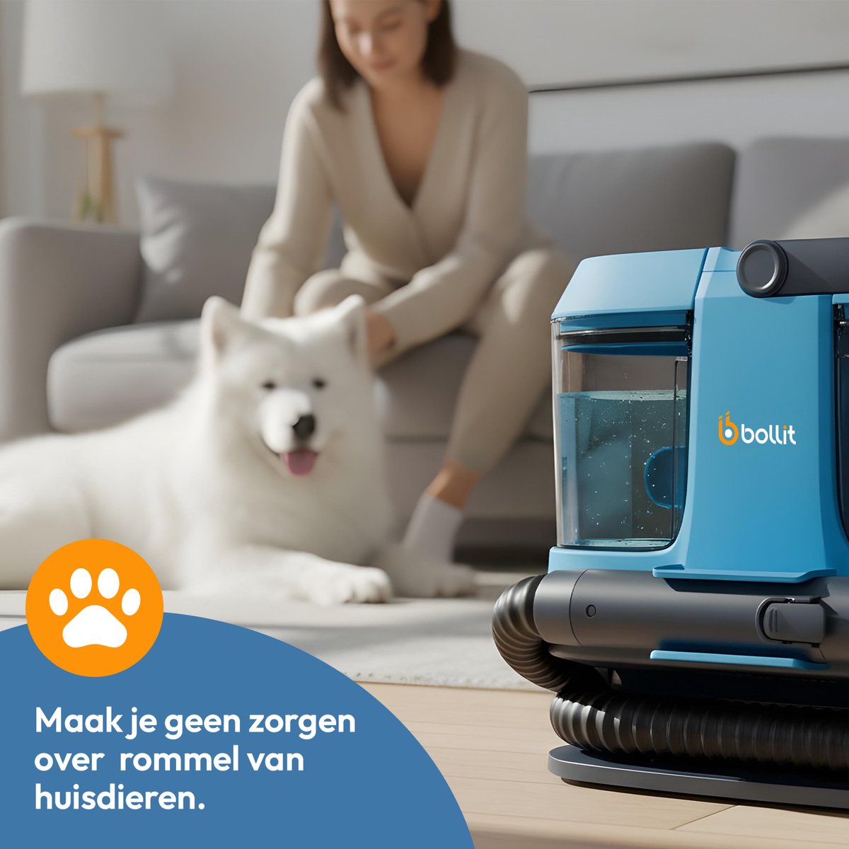 BOLLIT BOLLIT 4-in-1 Tapijtreiniger - afbeelding 2
