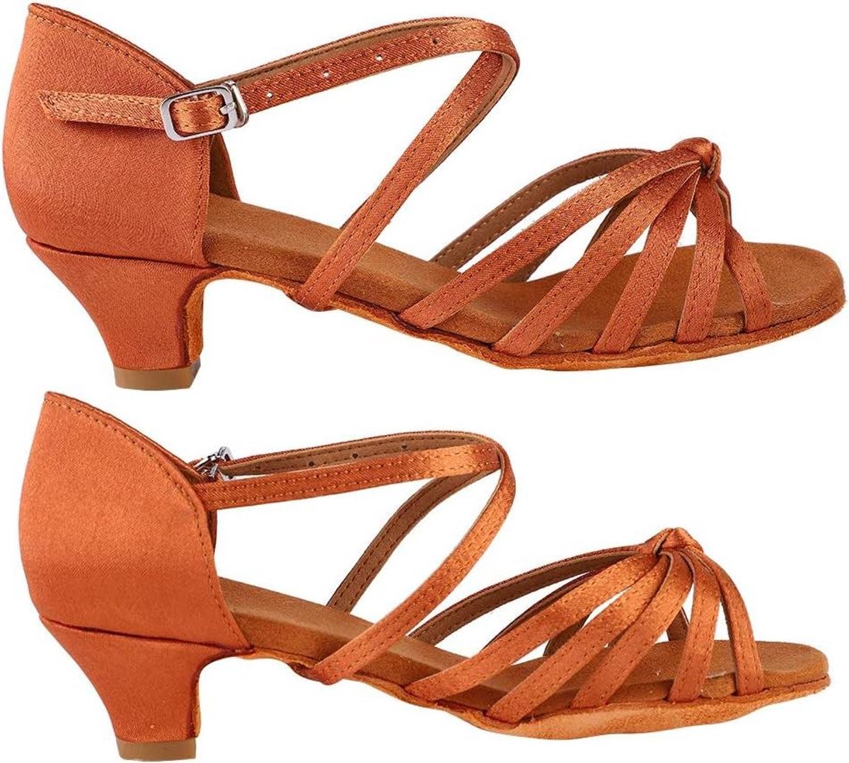 Dansschoenen voor meisjes Bruin hoge hak Klassiek en modern Ademend Fijn materiaal