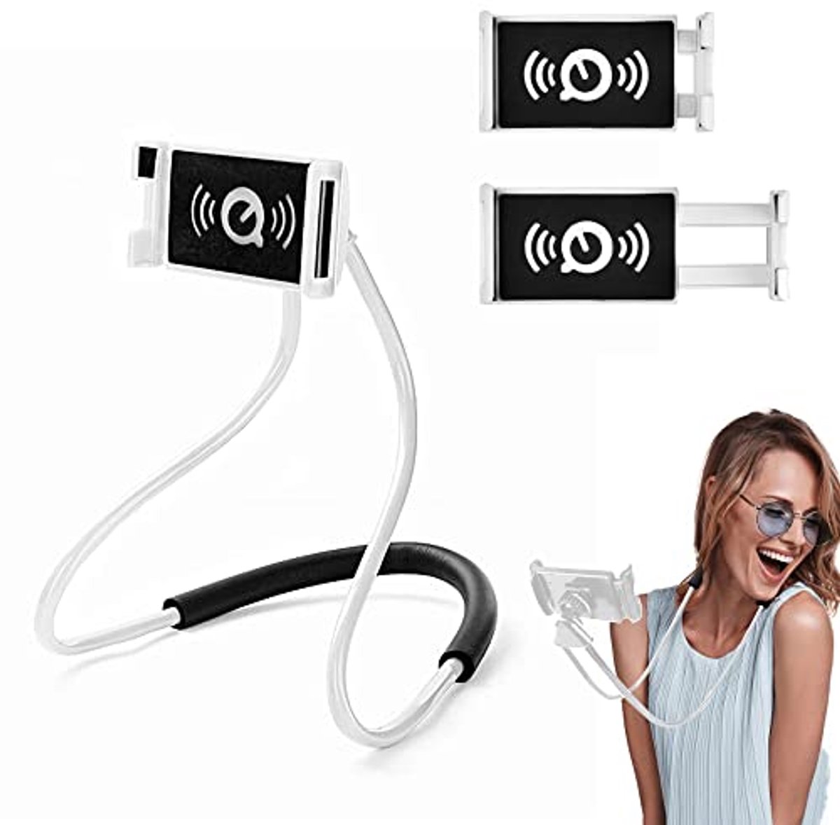Ergonomische 360° Flexibele Telefoonhouder voor Smartphone en Tablet