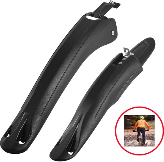 MINISOISO Garde Boue de Vélo Set, 24-28 Pouces Universelle Réglable Garde-Boue pour Vélo, Garde-Boue Avant et Arrière pour VTT, Vélo de Route, Protéger de l'eau et des Salissures MINISOISO Garde Boue de Vélo Set, 24-28 Pouces Universelle Réglable Garde-Boue pour Vélo, Garde-Boue Avant et Arrière pour VTT, Vélo de Route, Protéger de l'eau et des Salissures