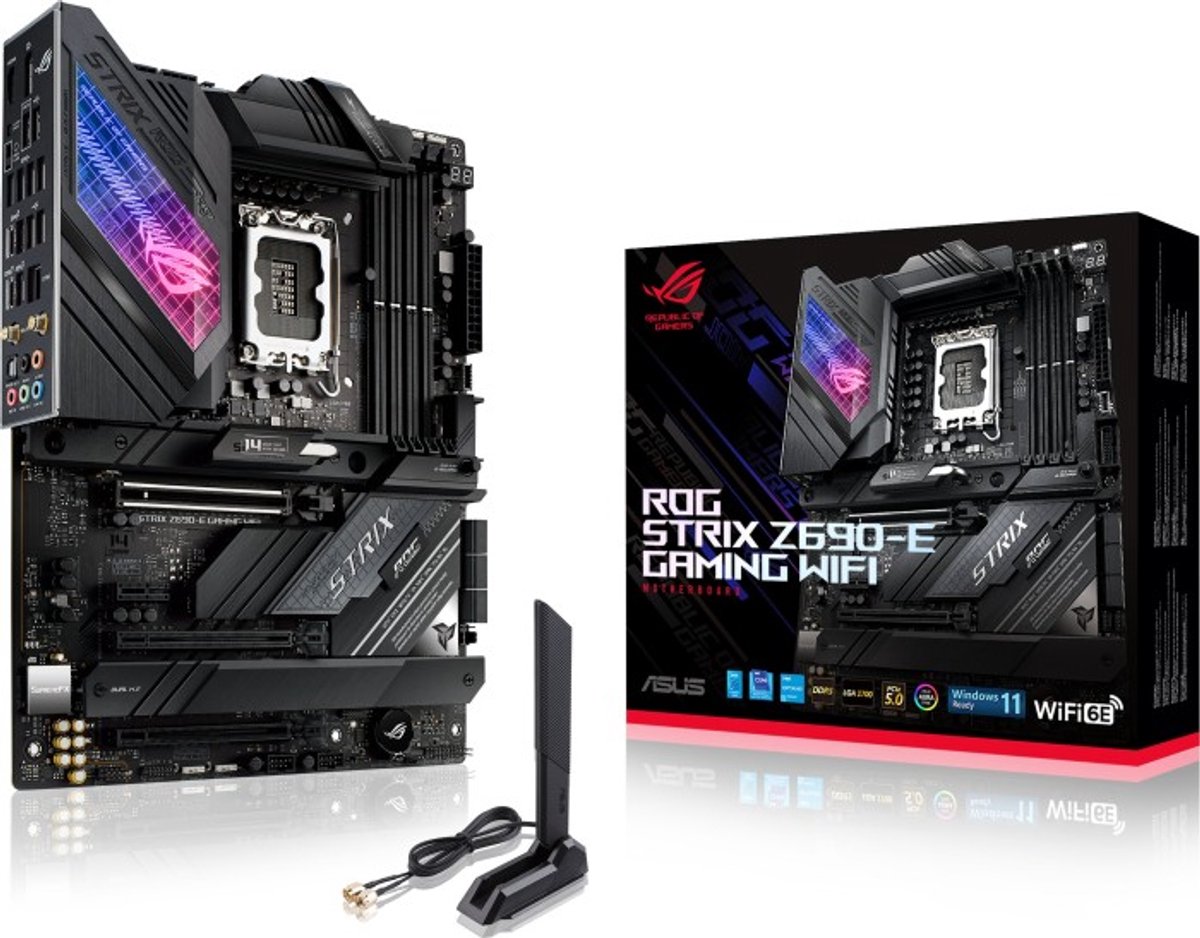 Moederbord - ASUS - ROG STRIX Z690-E GAMING WIFI - (90MB18J0-M0EAY0)