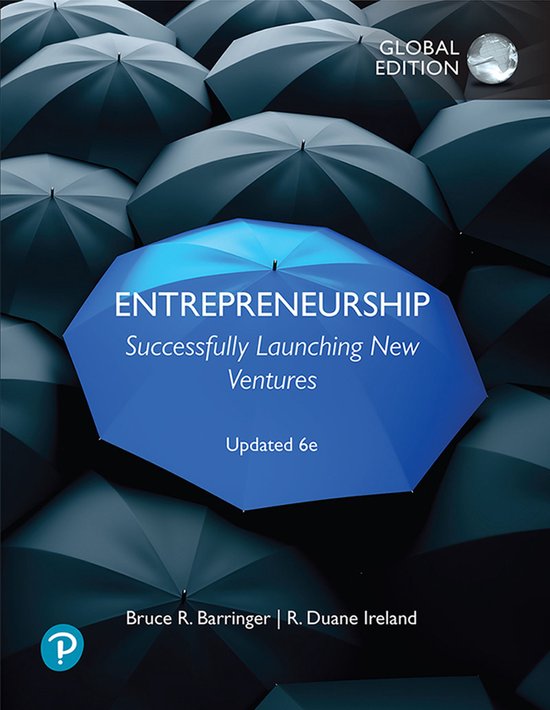 Entrepreneurship: Successfully Launching New Ventures, Globa ... - cover