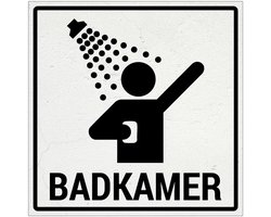 Badkamer bord | Forex Re materiaal | 15 x 15 cm