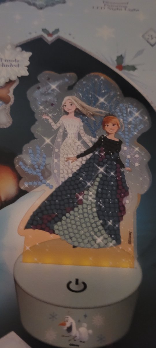 Diamond painting- Led lampje - Frozen