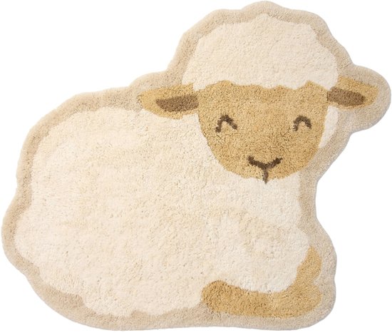 Little Dutch Little Farm Vloerkleed Schaap - 118 x 80,5 cm