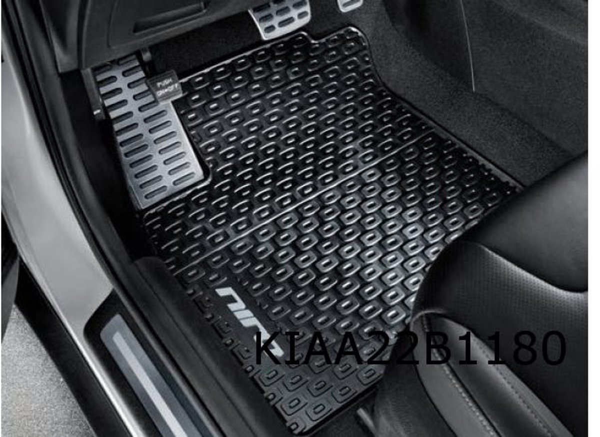 Kia Niro Mattenset 'all weather' (4x) tekst "Niro" Origineel! G5131ADE00