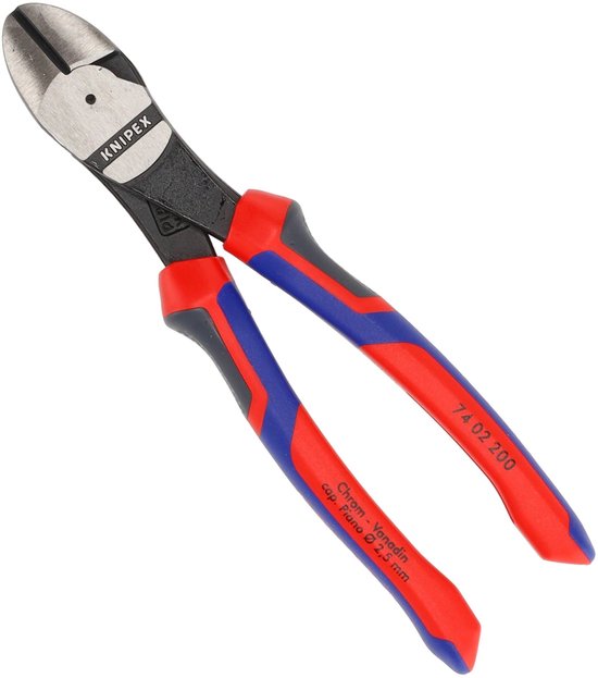 Pince Coupe-boulons Knipex Cobalt – 200mm – Rouge Et Bleu – Neuf