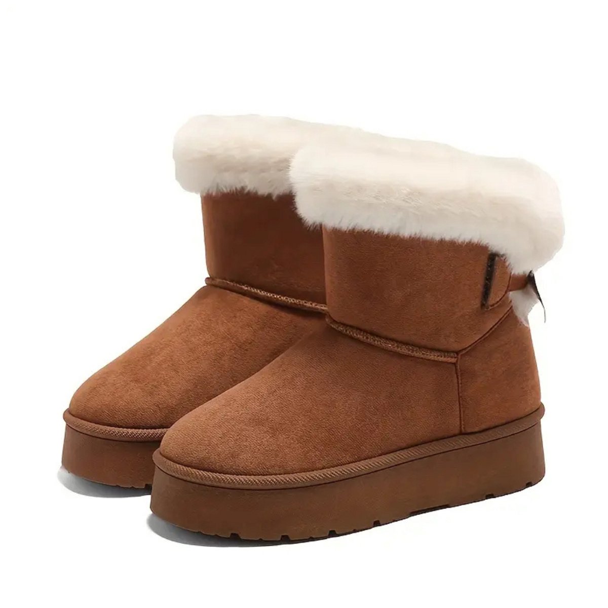Livano Snowboots Dames Sneeuwschoenen Snowboots Wintersport Ski Gadgets Bruin