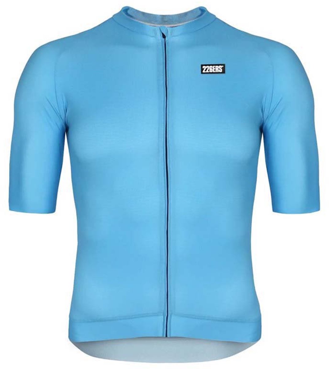 226ers Color Block Korte Mouw Wielertrui Blauw XL Man