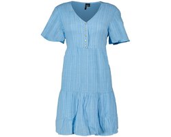 Vero Moda Satina Korte Mouwen Korte Jurk Blauw M Vrouw