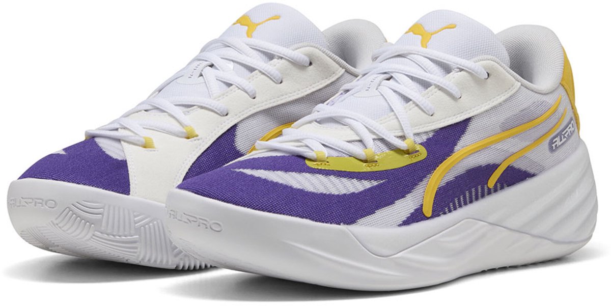 Puma All-pro Nitro La Basketbalschoenen 1/2 Man Vrouw Geel