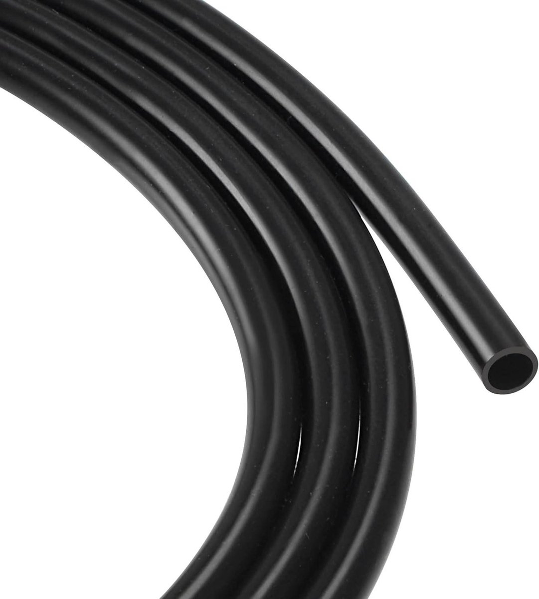 Siliconenslang 5mm ID 6mm OD 6.6ft Zwart Hoge Temperatuur Waterslang Luchtslang voor diverse toepassingen