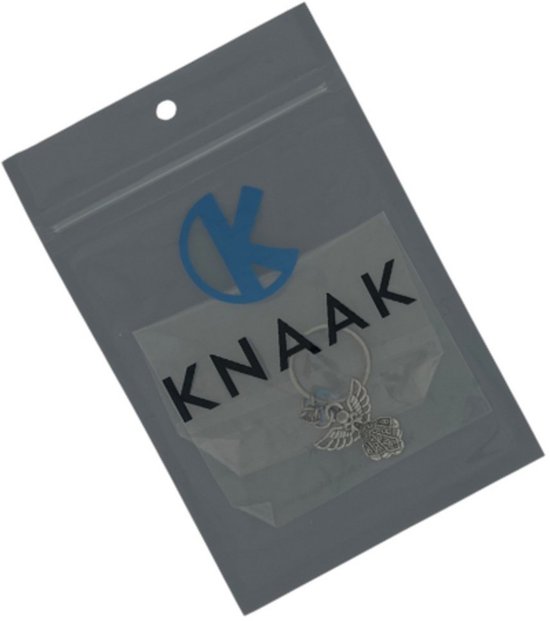 Knaak Porte-clés Ange Gardien - Argent - Astuce cadeau - Cadeau - Engel - 1 pièce