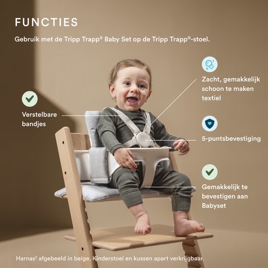 Stokke Tripp Trapp Harness Black 2 — afbeelding 2